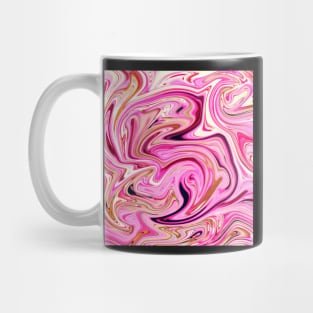 Pretty Pink Marble Swirl Mug